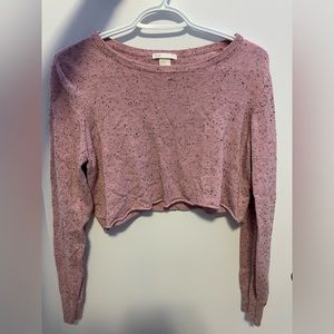Self cropped long sleeve